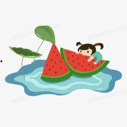 吃瓜的小孩头像照片,捕捉吃瓜小孩的纯真瞬间